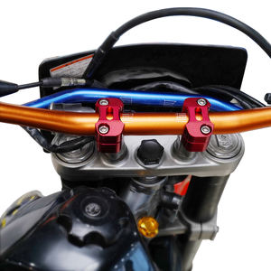 NICECNC - Adaptadores Elevadores de Manillar Rojos de 1-1/8'' para Motocicletas <span class=keywords><strong>Honda</strong></span> CR/<span class=keywords><strong>CRF</strong></span>/<span class=keywords><strong>XR</strong></span> 80 100 125 250 <span class=keywords><strong>450</strong></span> 500 650 - Product Image 2