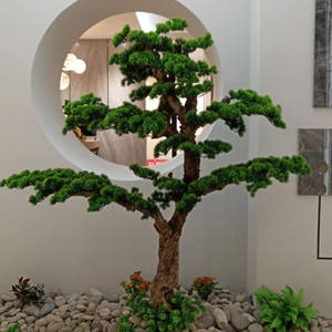 Spss10 Tùy Chỉnh Ngoài Trời Trong Nhà Trang Trí Nội Thất Phong Cách Nấm Nhân Tạo Cây Bách/Cây Thông/Cây Tuyết Tùng Cây Bonsai Nhân Tạo Cây - Product Image 5