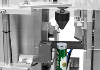 Machine de remplissage et de scellage de tubes composites à ultrasons semi-automatique de haute précision pour crème cosmétique