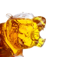 Haute Borosilicate carafe verre vin cadeau transparent animal tigre dragon forme unique bouteille de vin en verre