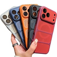 Coque de téléphone magnétique rafraîchissante en nid d'abeille pour iPhone 18/17 Pro Max, antichoc, fine, compatible avec la charge sans fil