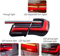 Feux arrière LED pour BMW Série 7 F01 F02 2009-2015, livraison directe d'usine, mise à niveau G12, commandes personnalisées acceptées