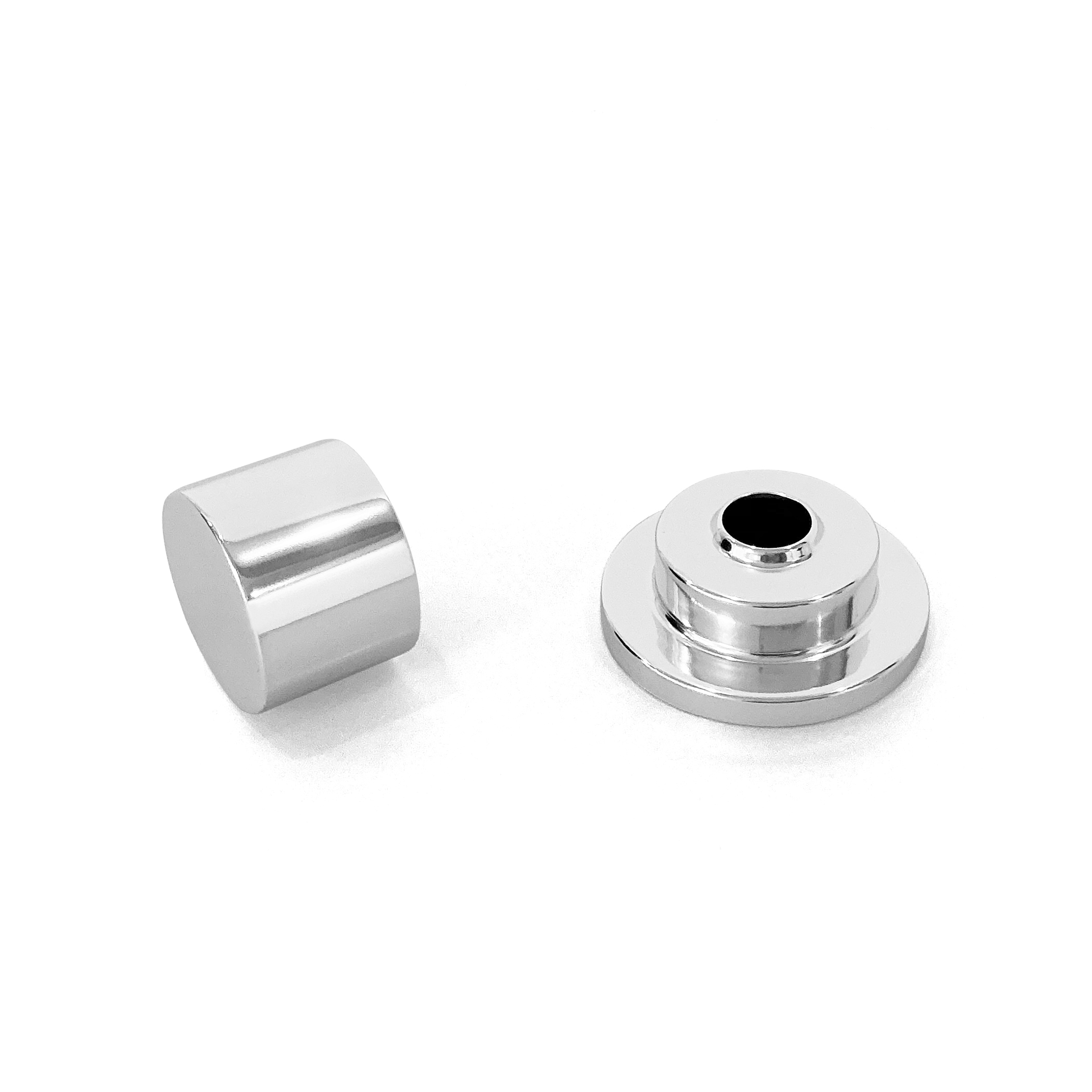 Customized Electrochemical Aluminum Lids Middle Sleeve Perfume Bottle Cover Big Side Magnet Closure Bottle Caps Lids Product