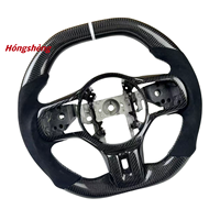 Volante de fibra de carbono personalizado con cuero Alcantara diseñado para Mitsubishi EVO 10th Generation Lancer Evolution