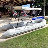Bateau pneumatique de haute qualité, pliable en aluminium, avec plancher pneumatique, bateau de loisirs, bateau de pêche pneumatique, bateau électrique pour la pêche