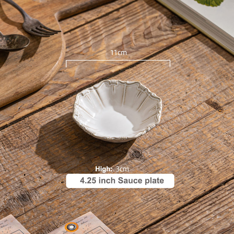 4.25 inch Sauce plate*2
