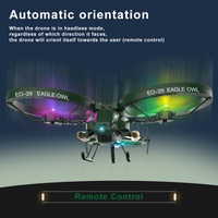 Горячая распродажа: Легкий электрический дрон E0-29 с GPS и камерой, зарядное устройство, для начинающих, для полетов на открытом воздухе, с функцией обхода препятствий