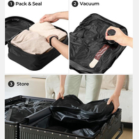 Pompe à air portable sans fil, gonfleur et dégonfleur, pompe électrique haute efficacité, compatible avec tous les sacs de stockage sous vide