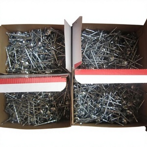 Kauçuk yapma makinesi bükülmüş kafa şemsiye çatı çivisi ile renk boyalı çatı standart galvanizli oluklu - Product Image 1