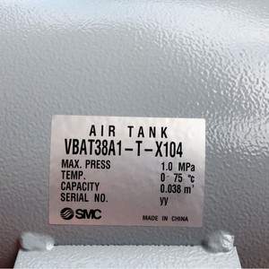ถังเพิ่มแรงดันลม SMC รุ่น VBAT38A1-T-X104 สำหรับระบบลมอุตสาหกรรม - Product Image 4