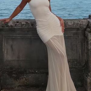 Vestido de Malla de Algodón para Mujer, Diseño Personalizado OEM, Nuevo, Moderno, Tejido, Sexy, para Fiesta, Ecológico y Lavable - Product Image 2