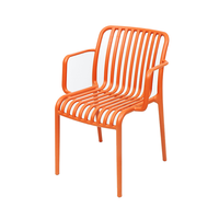 EaseNeat Vente en gros à bas prix Extérieur moderne Fauteuils de restaurant en plastique polypropylène pour hôtel