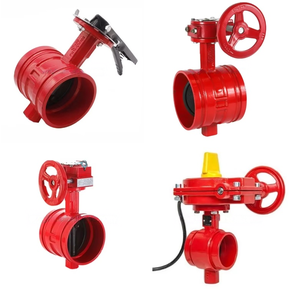 Válvula de Mariposa Ranurada de Hierro Dúctil Industrial PN16 para Sistema de Suministro de Agua a Temperatura Ambiente - Product Image 6