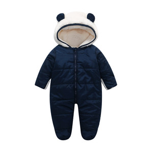 Grenouillère d'hiver OEM en polaire pour nouveau-né, salopette personnalisable pour bébés, nourrissons et tout-petits avec barboteuses pour bébé - Product Image 1