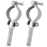 Support latéral en acier inoxydable pour rame de bateau, douille de rame, quincaillerie marine pour yacht