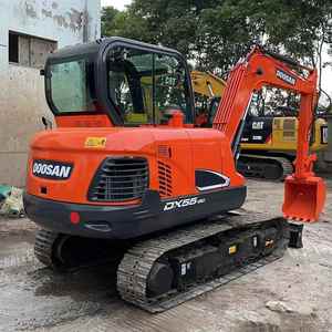 Mini-pelleuse sur chenilles hydraulique Doosan DH55 d'occasion, 5 à 6 tonnes - Product Image 2