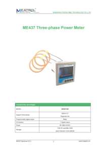 Contatore di Energia ME437 Multiuso di Alta Qualità, Contatore Elettrico Intelligente con Misurazione Attiva e Cronometraggio Digitale - Product Image 5