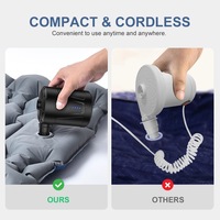 Pompa Udara Truk Listrik Isi Ulang 5200mAh USB-C Pengisian Cepat Layar LED Tampilan Baterai Digital Portabel Mini 33W Anti Percikan Api