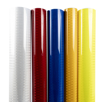 Láminas reflectantes retro prismáticas de varios colores al por mayor de fábrica para señal de seguridad de tráfico