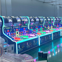 Grande machine de jeu à pièces pour trois personnes, canon, ciel étoilé, défense, guerre, parc pour enfants, tir de balles, équipement de jeu vidéo