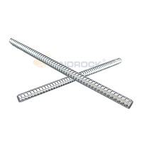 Pente ingénierie ASTM Standard 20mm-32mm Ancrage au sol Barre d'armature en acier PSB830 Finition-Barre filetée roulée pour la coupe d'ingénierie