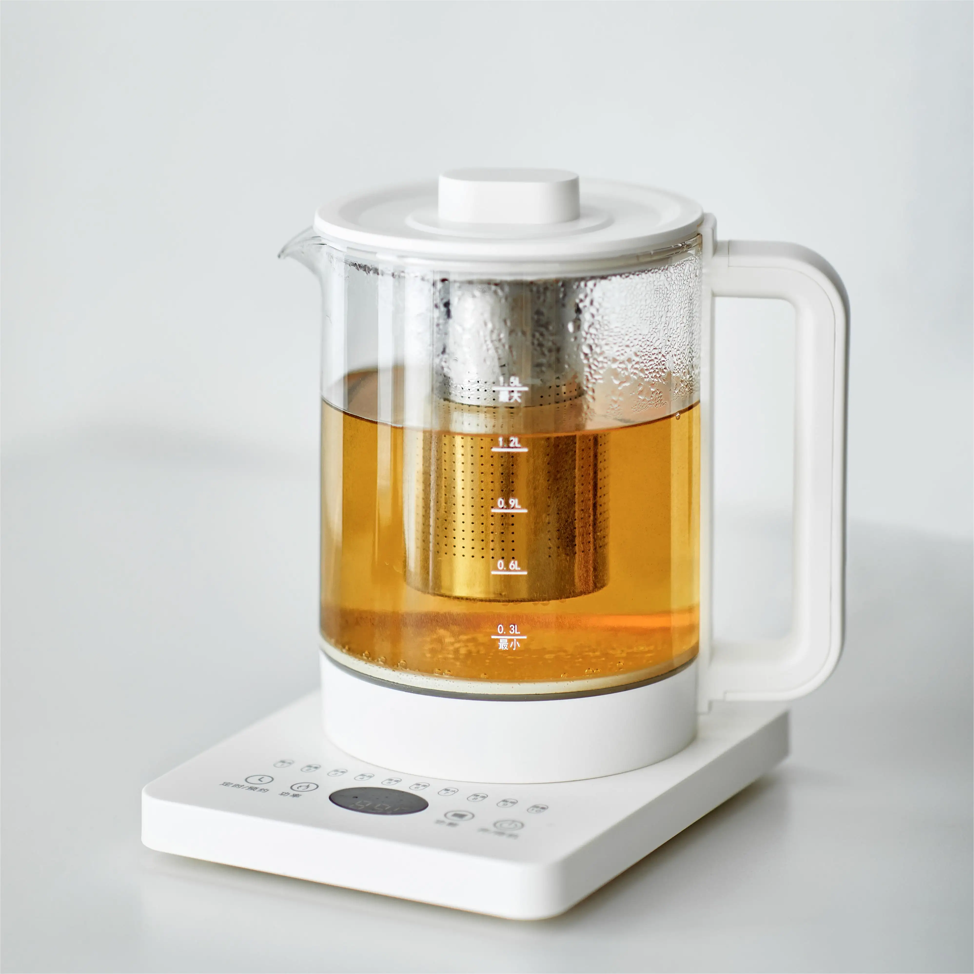 स्मार्ट 1.5L स्वास्थ्य बर्तन शीर्ष लोकप्रिय उच्च शक्ति तेजी से हीटिंग बिजली चाय की केतली