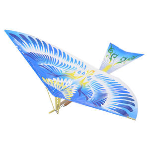 Üç renk promosyon hediye lastik bant powered uçan kuş, uçan oyuncak kuş - Product Image 1