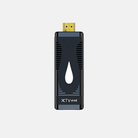 XTV H313 Allwinner Quad Core Android 10 2GB/16GB WiFi6 4K AV1 Ethernet para TV, Accesorios para Stick, Control Remoto IR y BT