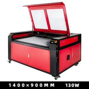 Máquina de corte e gravação a laser CO2 1490 100w atualizado, cortador de 1400x900mm