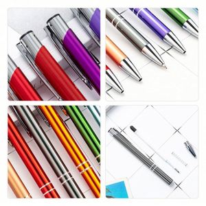 Promotion en gros : Stylos à bille métalliques bon marché avec impression personnalisée gravée au laser, logo de marque, cadeau stylo à bille - Product Image 4