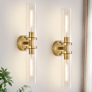 Appliques murales <span class=keywords><strong>de</strong></span> <span class=keywords><strong>salle</strong></span> <span class=keywords><strong>de</strong></span> <span class=keywords><strong>bain</strong></span> noires, dorées, argentées, à câblage direct, en verre transparent et métal, éclairage <span class=keywords><strong>de</strong></span> <span class=keywords><strong>miroir</strong></span> <span class=keywords><strong>pour</strong></span> <span class=keywords><strong>salle</strong></span> <span class=keywords><strong>de</strong></span> <span class=keywords><strong>bain</strong></span>, couloir, chambre à coucher - Product Image 6