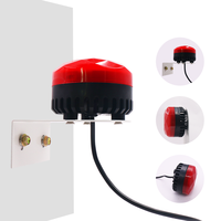 Wtsafe SF-905 9-30V Lampu Peringatan Magnetik Berputar Berkedip dengan Suara Strobo 6 Tingkat Volume yang Dapat Disesuaikan Garansi 1 Tahun