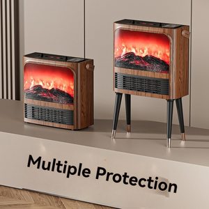 Calentador de Ambiente con Llama y Control por Voz con IA 2024, 2000W, Grafeno, Calentamiento Rápido, Humidificador, Simulación de <span class=keywords><strong>Chimenea</strong></span> - Product Image 3