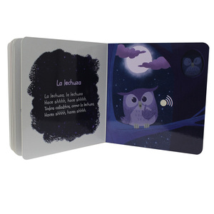 Botón pulsador de alta calidad para niños, <span class=keywords><strong>canciones</strong></span> de aprendizaje, libro de sonido en Inglés - Product Image 3