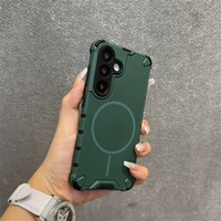 Étui de protection intégrale S26 Plus, coque de téléphone magnétique anti-chute au toucher doux et populaire pour Samsung S26 S25 Ultra