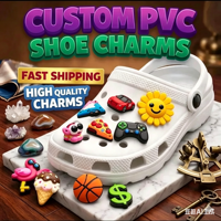 Offre Spéciale : Breloques Personnalisées 2D en PVC pour Chaussures – Adorables Animaux de Dessin Animé, Décorations DIY pour Bracelets, Sabots et Sandales – Idéal pour Cadeau Promotionnel