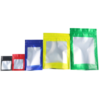 Bolsas de Mylar Personalizadas con Cierre Hermético y Ventana Transparente para Empaque de Dulces, Hierbas, Flores y Alimentos, 3.5g 7g 14g 28g