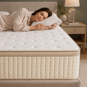Pocket <b>Spring</b> Hybrid Queen Size Mattress <b>Compressed</b> Mattress King Size Mattress for Hotel Bedroom - Product Image 2
