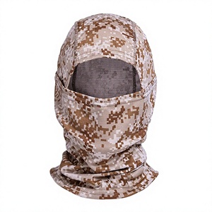 Masque Balaclava Unisexe Noir Intégral Respirant Imperméable Extérieur Spandex Polyester Couleur Unie Décontracté Couvre-tête Adulte - Product Image 1