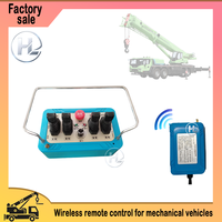 Télécommande sans fil pour grue de camion et véhicules mécaniques 433 MHz Étanche 1 an Plastique (Modèle bleu clair LBNP-TMLM)