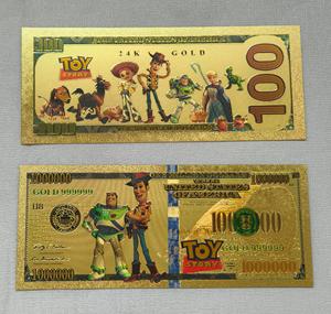 Uang Kertas Peringatan Berlapis Emas Bertema Toy Story - Product Image 4