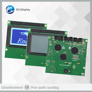 Sccdisplay SJXD12864F-3 COB STN màu xám tích cực LCD hiển thị 128x64 Độ phân giải ST7920 trình điều khiển <span class=keywords><strong>IC</strong></span> 10pin giao diện <span class=keywords><strong>LED</strong></span> Đèn nền - Product Image 6
