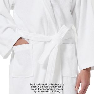 Albornoz de Lujo de Terciopelo Bordado 100% Algodón para Hombre y Mujer, Personalizado para Hoteles, Venta al por Mayor - Product Image 2