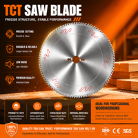 Lame de scie circulaire TCT en carbure de tungstène à pointe d'alliage dur, résistante à l'usure et à longue durée de vie, pour la découpe de panneaux de meubles en bois, directement de l'usine
