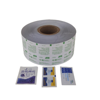 Rouleau de papier aluminium imperméable personnalisé jetable pour lingettes alcoolisées et emballage alimentaire