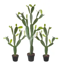 Commercio all'ingrosso coperta di grandi dimensioni bonsai pianta falso di plastica fiore artificiale cactus per vaso di fiori decorazione