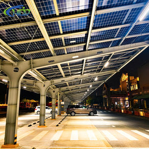 Abri solaires photovoltaïques pour voitures, adaptés aux maisons, aux parkings et aux zones de services autoroutiers - Product Image 2