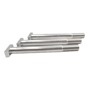 T-bolts 304 Stainless Steel T-shaped Threaded Bolts Custom Made From Drawings Or Samples Non Standard Size - Product Image 1