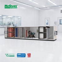 Unité de traitement d'air à double enveloppe McQuay certifiée Eurovent, panneau AHU 25mm 50mm D1