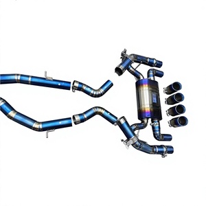 Escape de alto rendimiento Vortex Racing Grade Burnt Blue Titanium con válvulas y tubo en X para BMW M2C F87 N55 3.0T 2014 a 2019 Coupé - Product Image 1